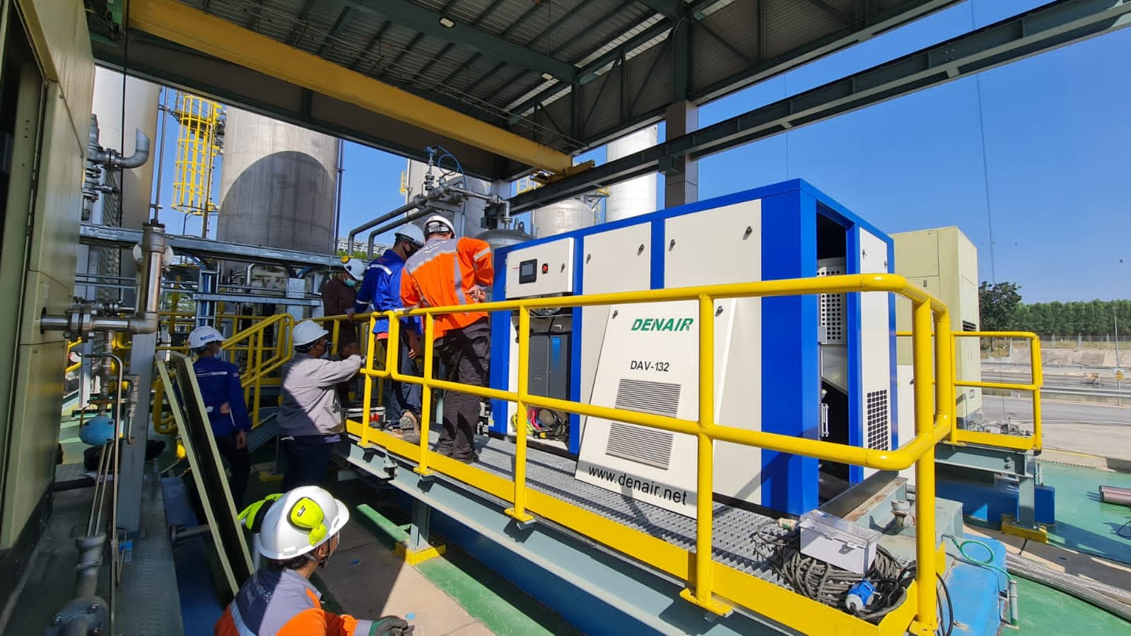DENAIR DAV-132 installert hos kunde