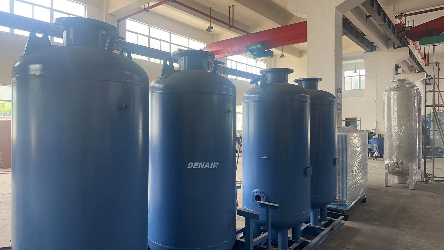 DENAIR nitrogengenerator installert for rørledningstesting